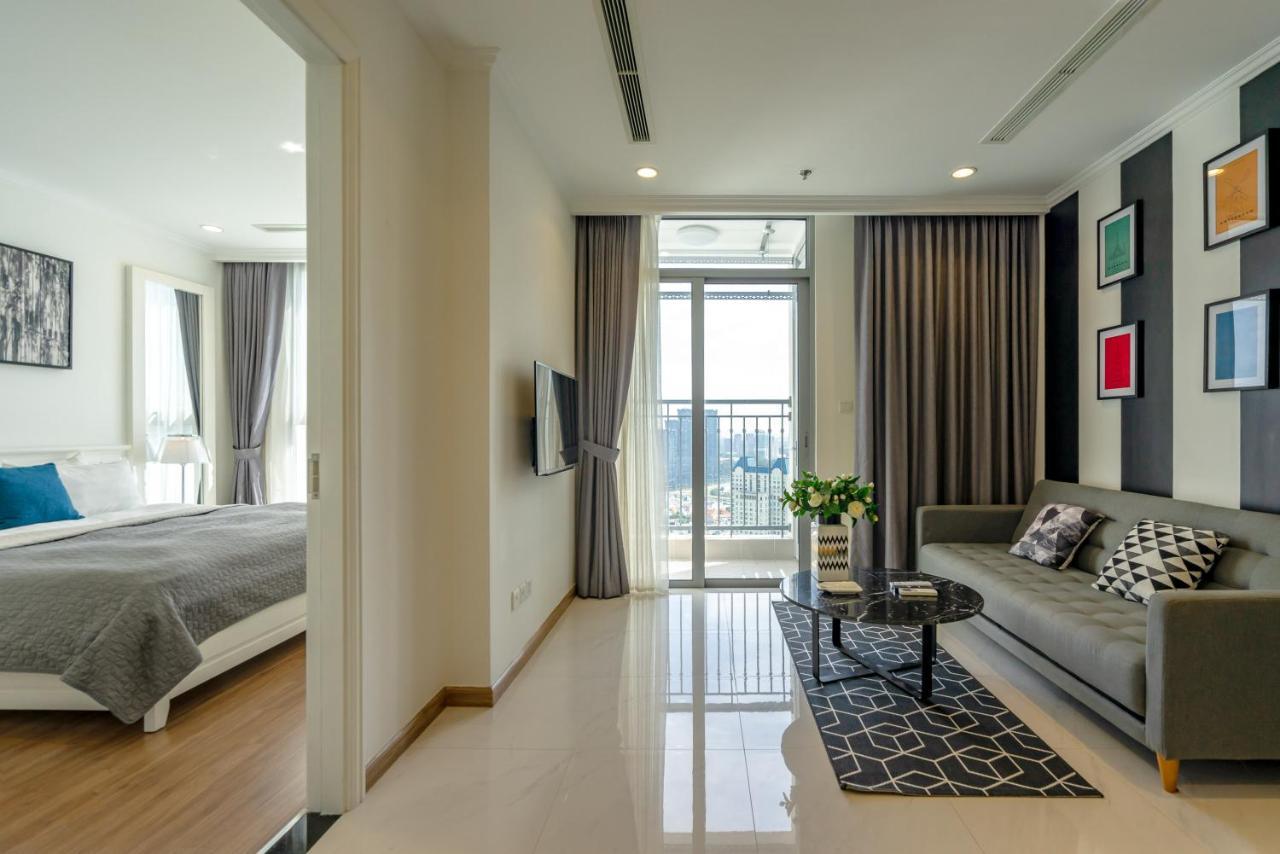 Hoasun Boutique Apartment - Vinhomes Central Park Ho Si Minh-város Kültér fotó