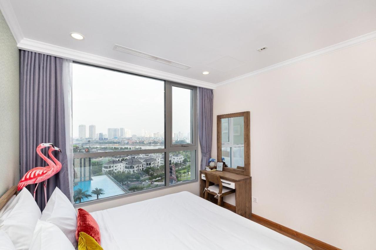 Hoasun Boutique Apartment - Vinhomes Central Park Ho Si Minh-város Kültér fotó