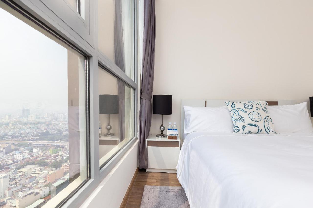 Hoasun Boutique Apartment - Vinhomes Central Park Ho Si Minh-város Kültér fotó