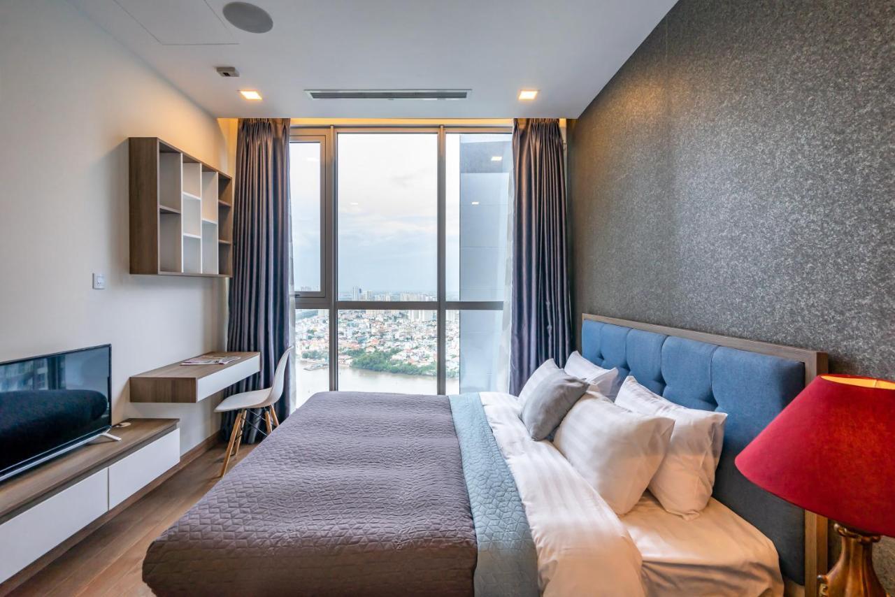 Hoasun Boutique Apartment - Vinhomes Central Park Ho Si Minh-város Kültér fotó